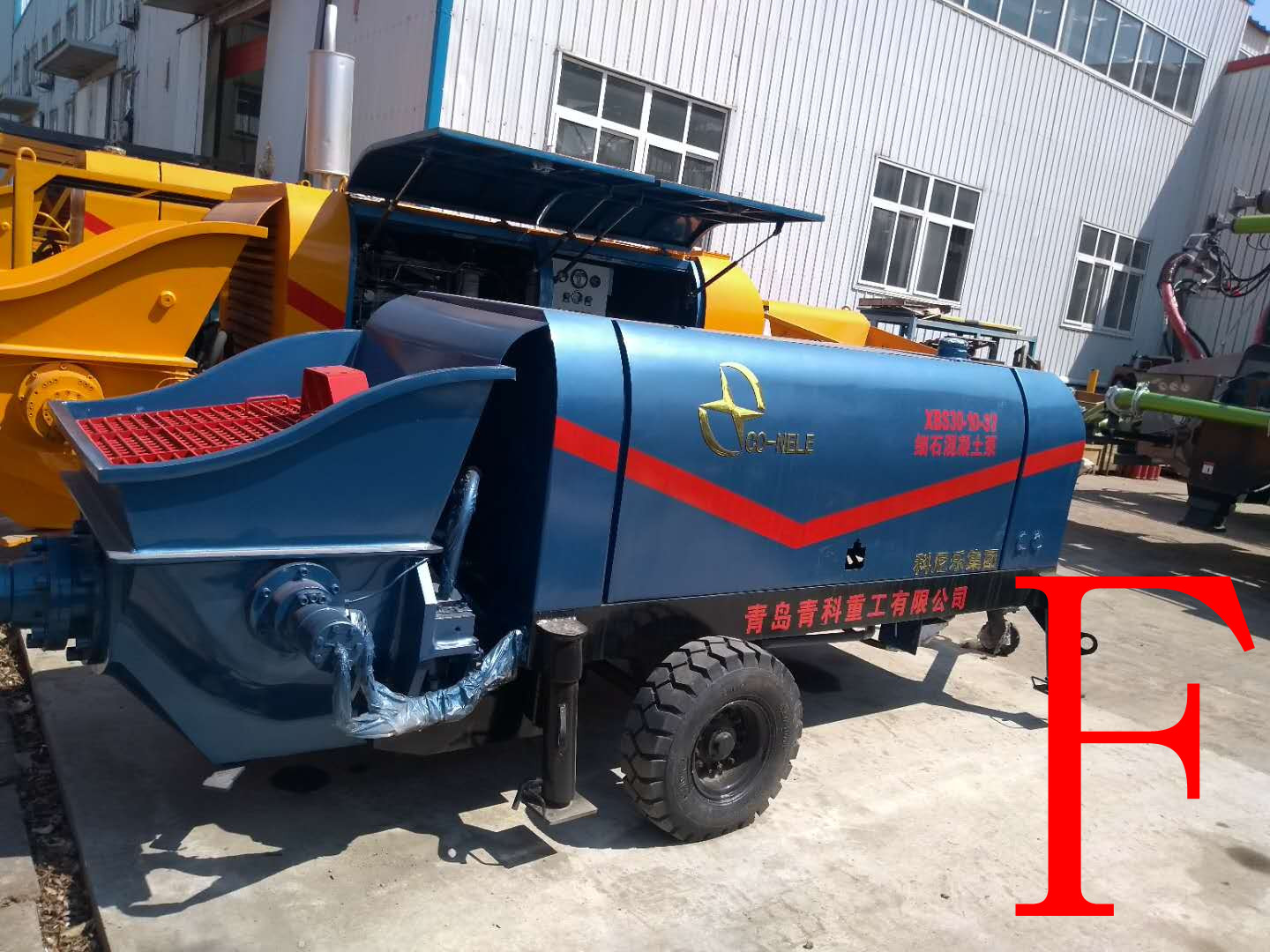 混凝土泵 青科重工 细石泵 混凝土泵 青科重工 细石泵