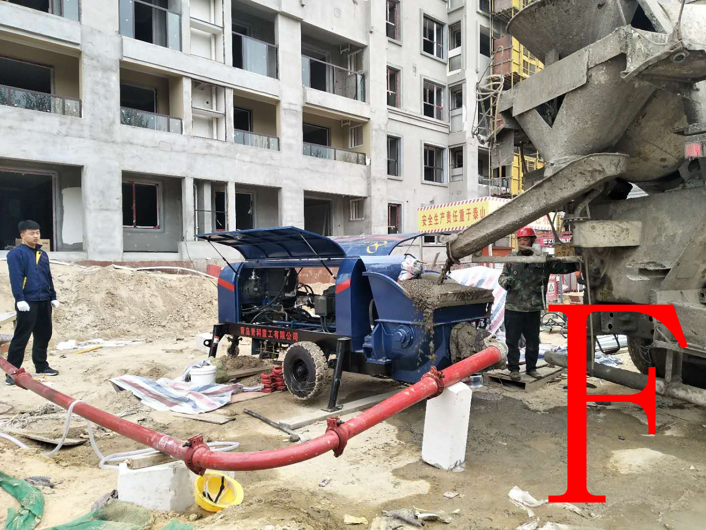 混凝土泵 青科重工 细石泵