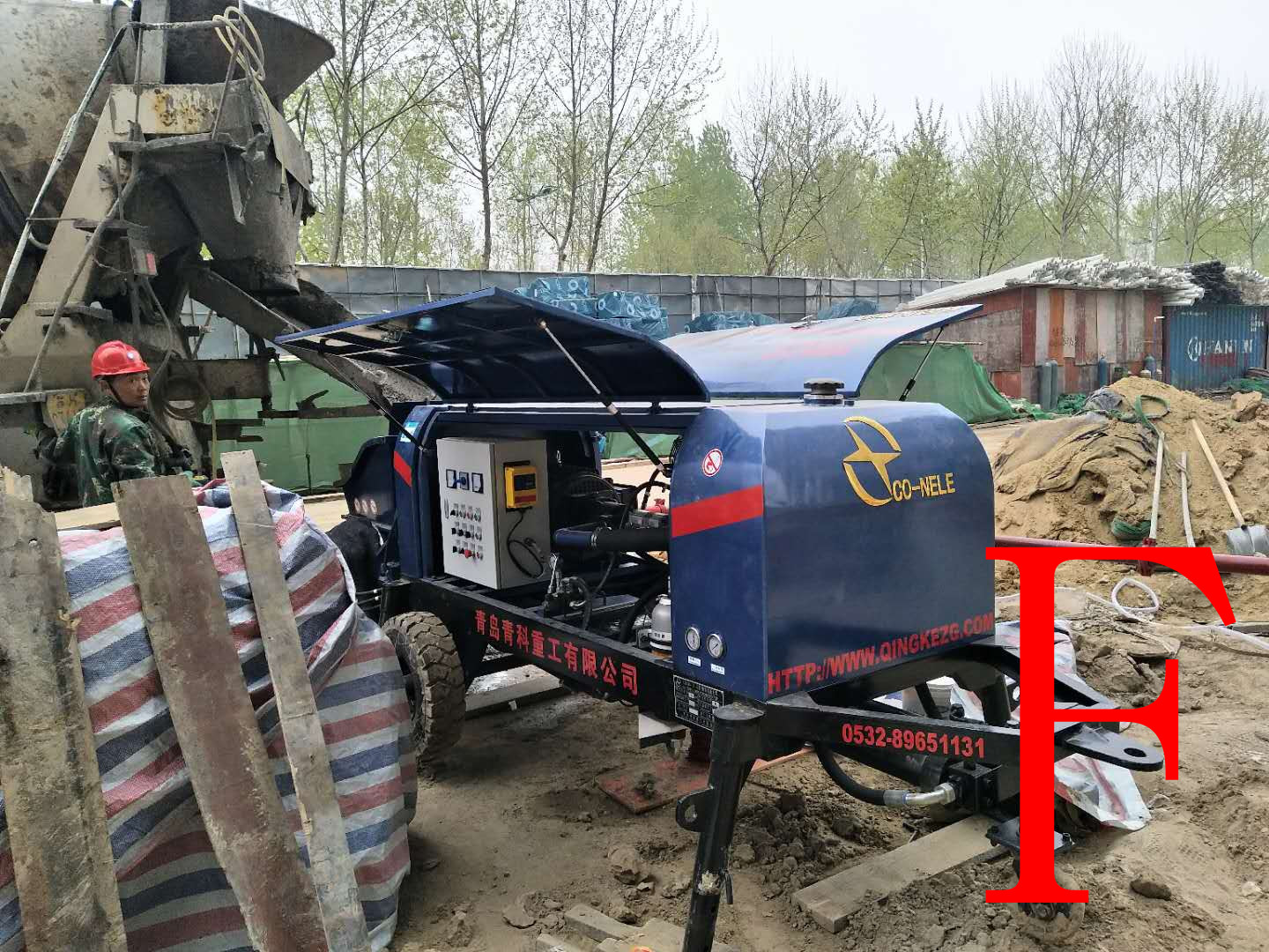 混凝土泵 青科重工 细石泵