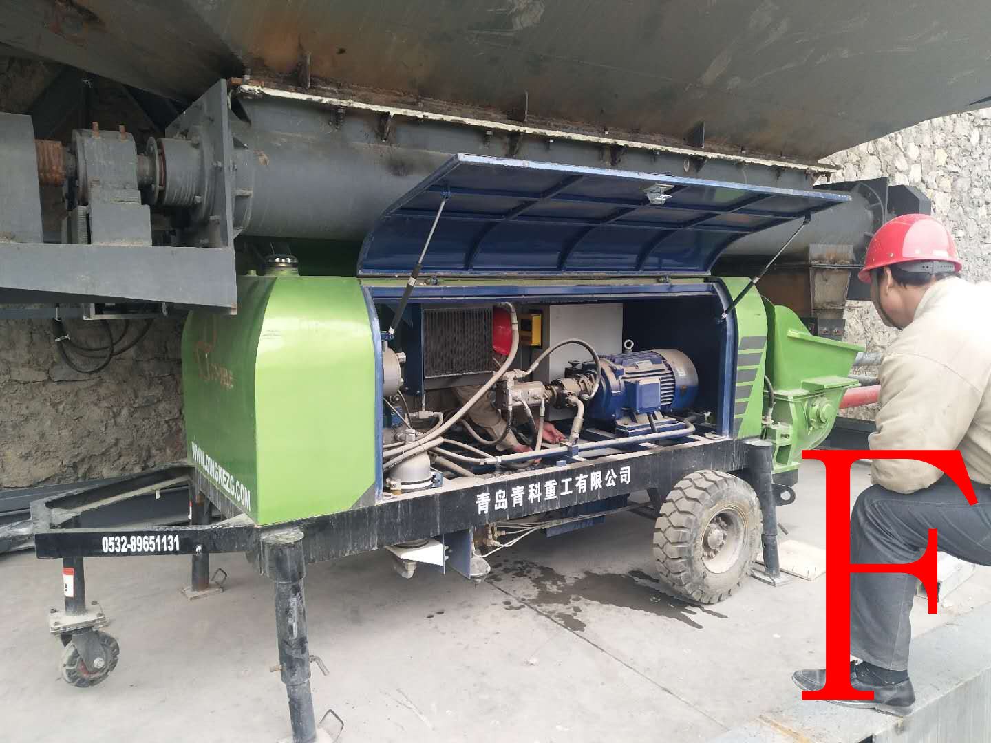 混凝土泵 青科重工 湿喷机