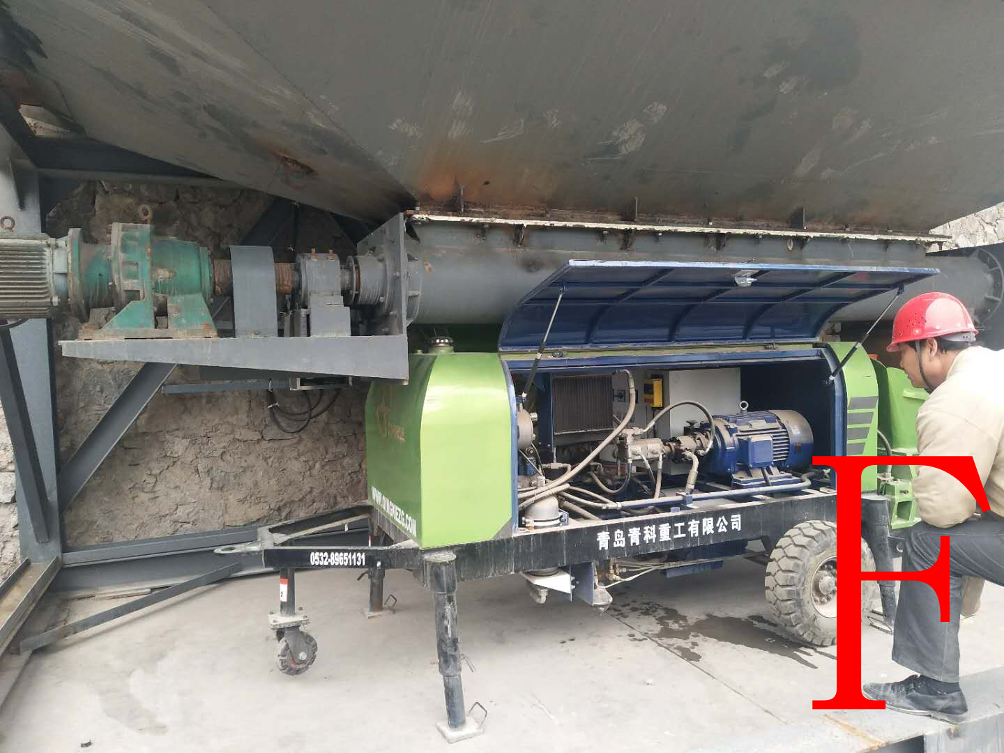 混凝土泵 青科重工 湿喷机