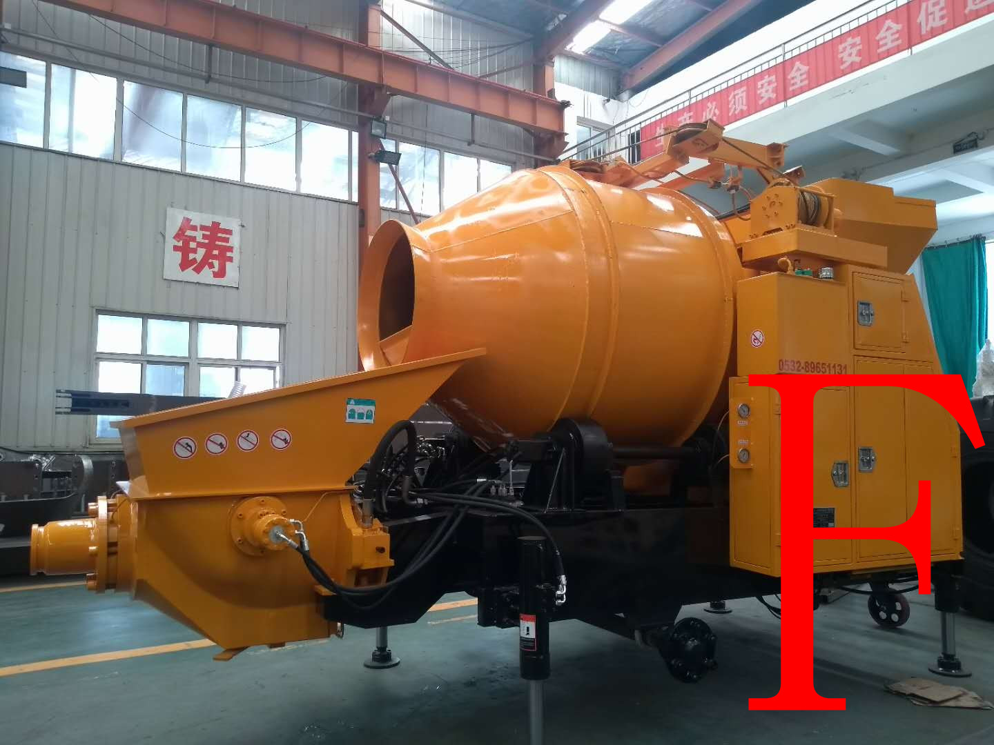 混凝土泵 青科重工 搅拌拖泵