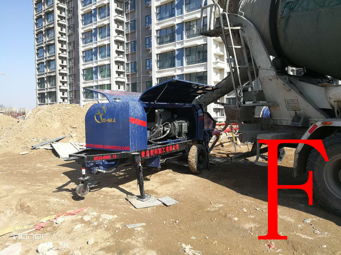 混凝土泵 青科重工 细石泵