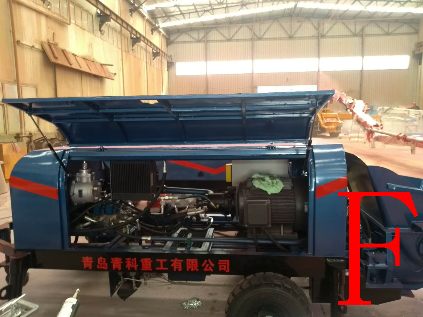 混凝土泵 青科重工 细石泵