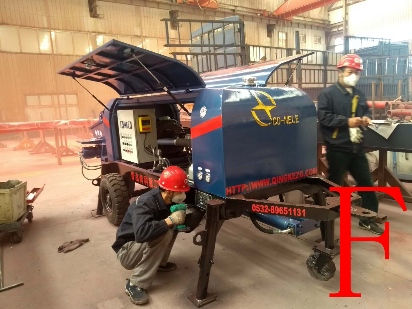 混凝土泵 青科重工 细石泵