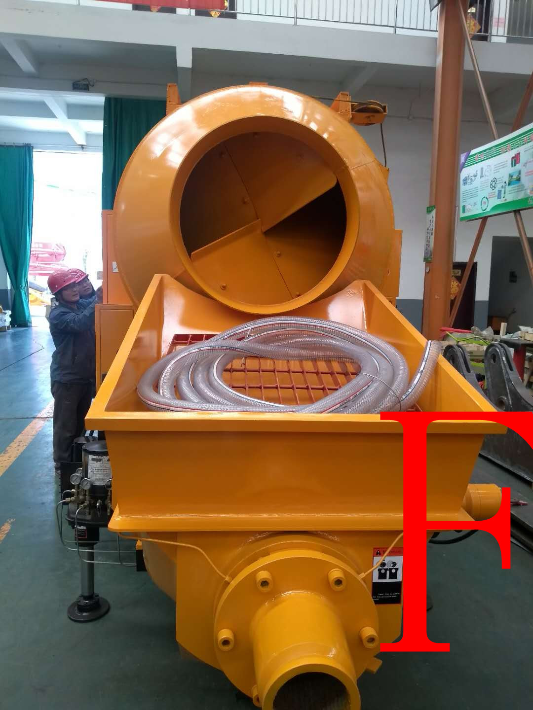 混凝土泵 青科重工 搅拌拖泵