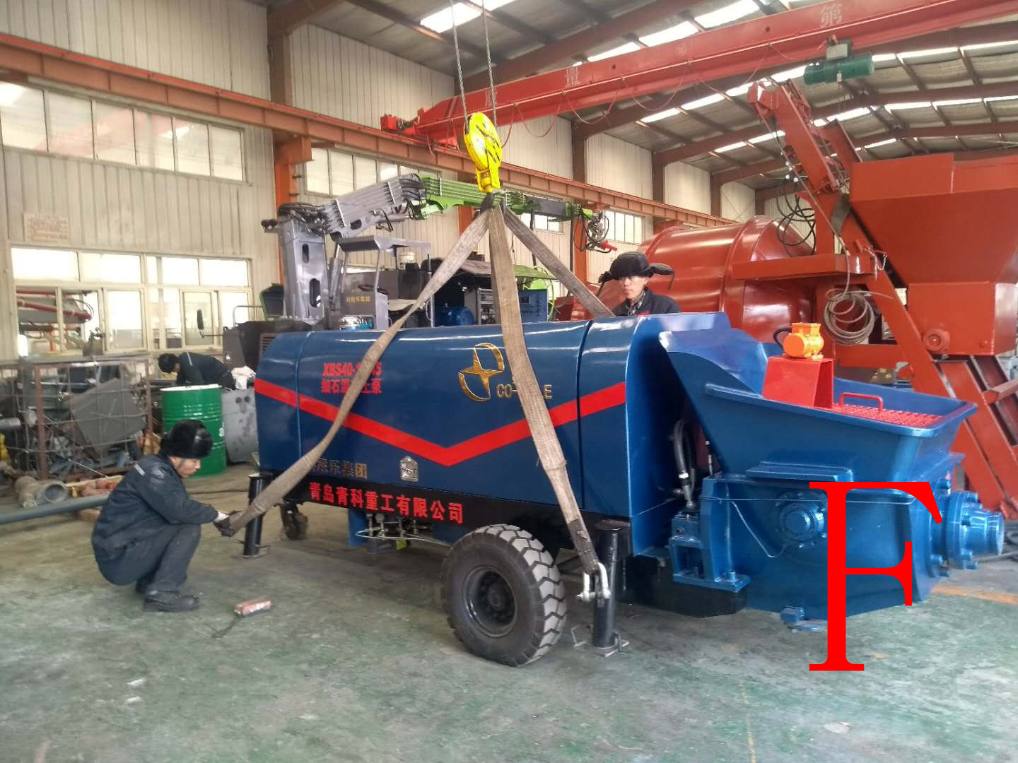 混凝土泵 青科重工 细石泵