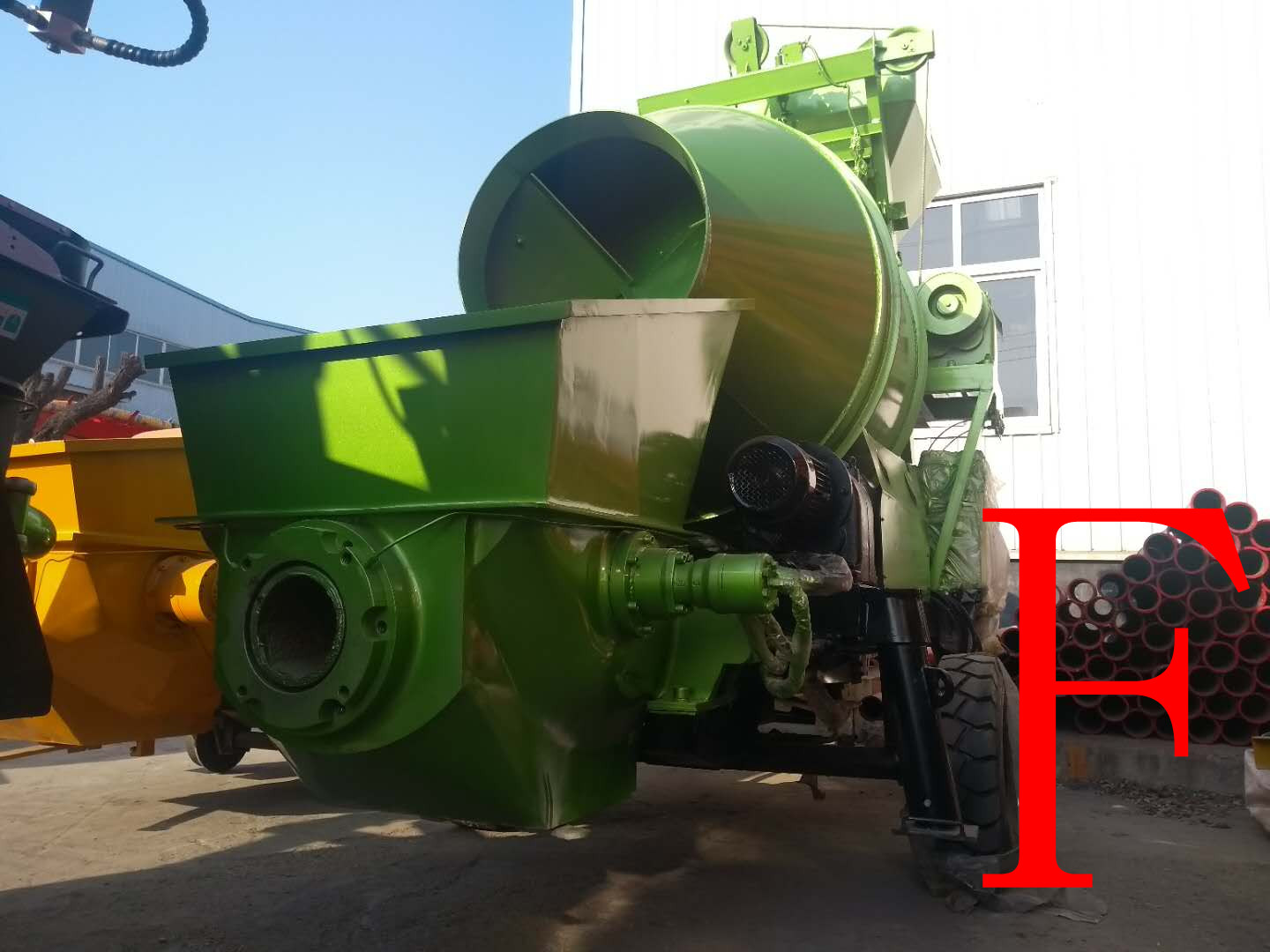 混凝土泵 青科重工 搅拌拖泵