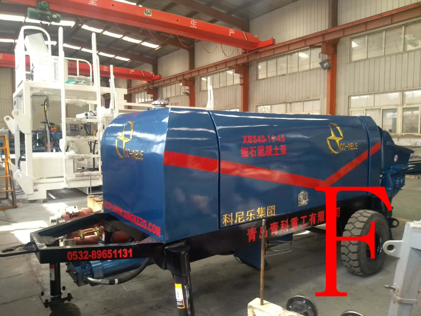 混凝土泵 青科重工 细石泵