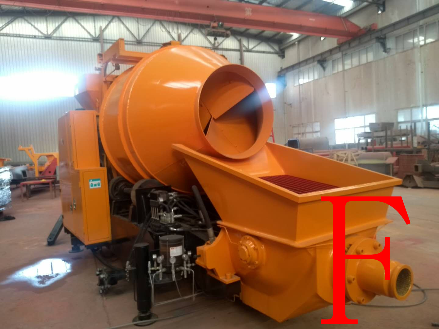 混凝土泵 青科重工 搅拌拖泵