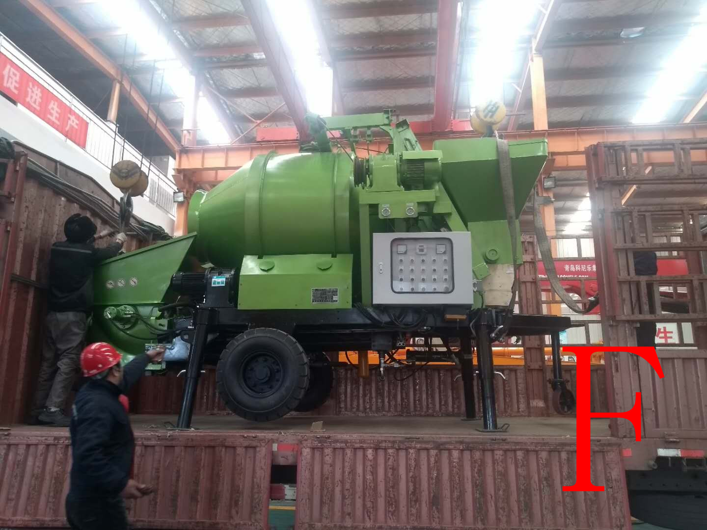 混凝土泵 青科重工 搅拌拖泵