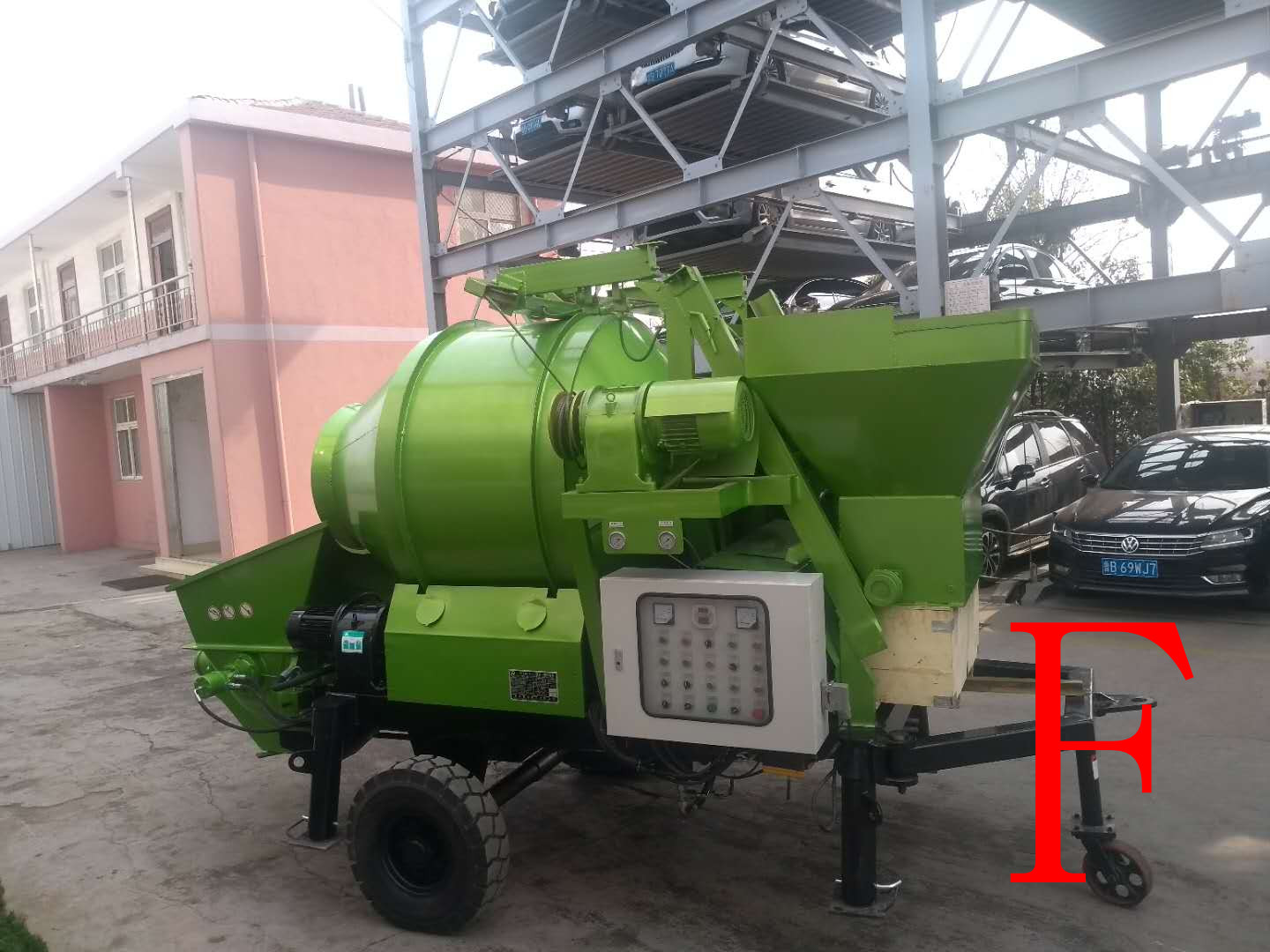 混凝土泵 青科重工 搅拌拖泵