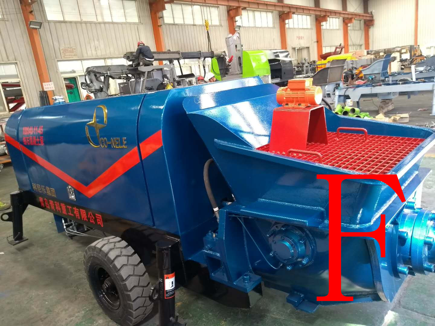 混凝土泵 青科重工 细石泵 混凝土泵 青科重工 细石泵