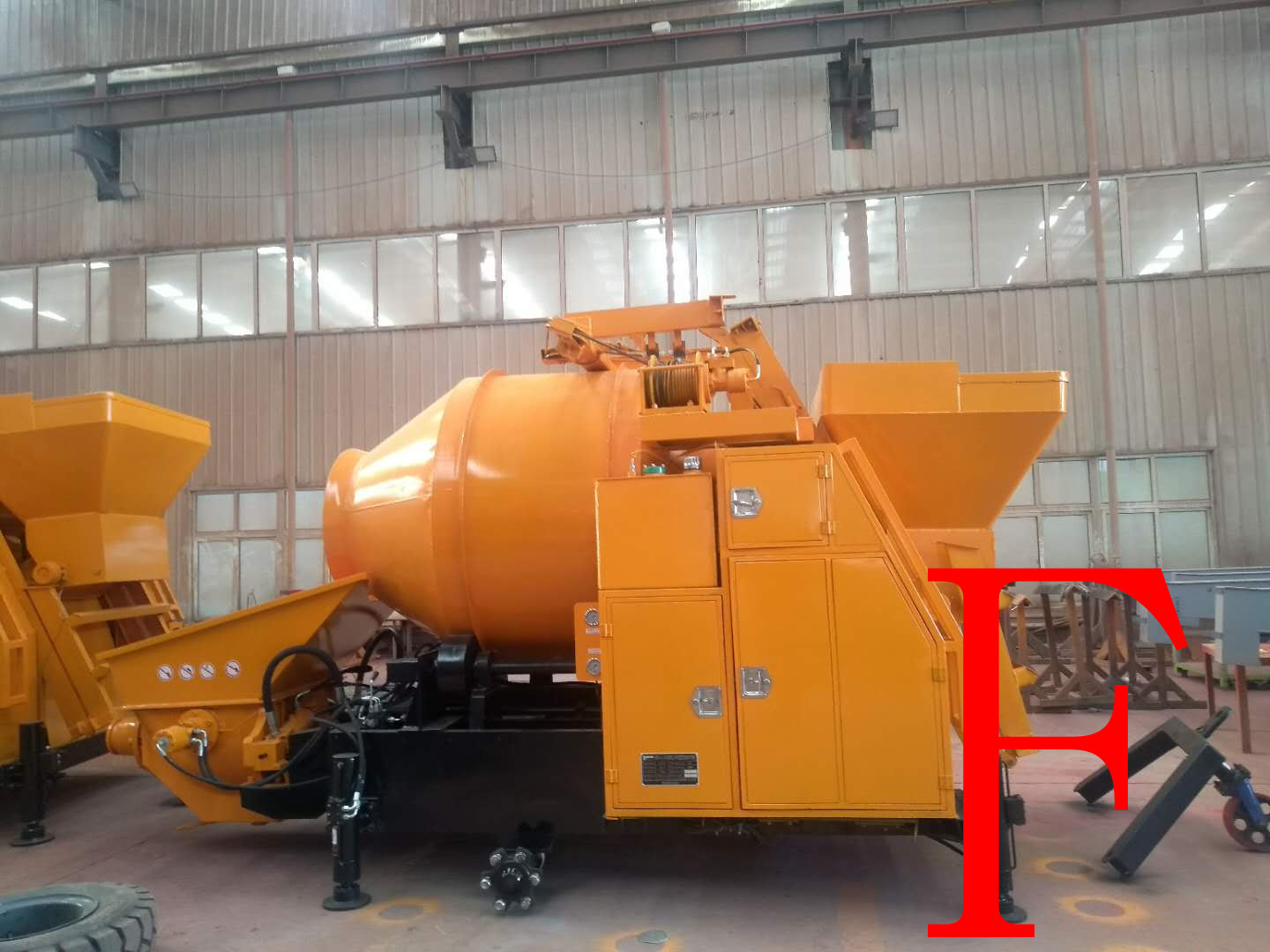 混凝土泵 青科重工 搅拌拖泵