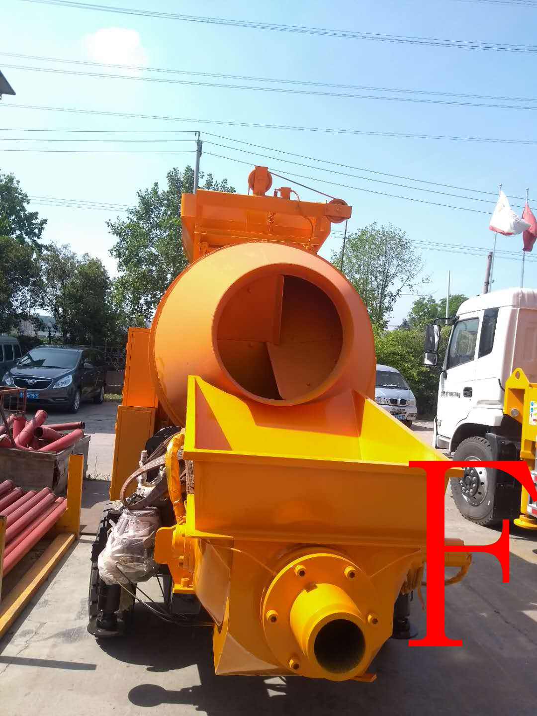 混凝土泵 青科重工 搅拌拖泵