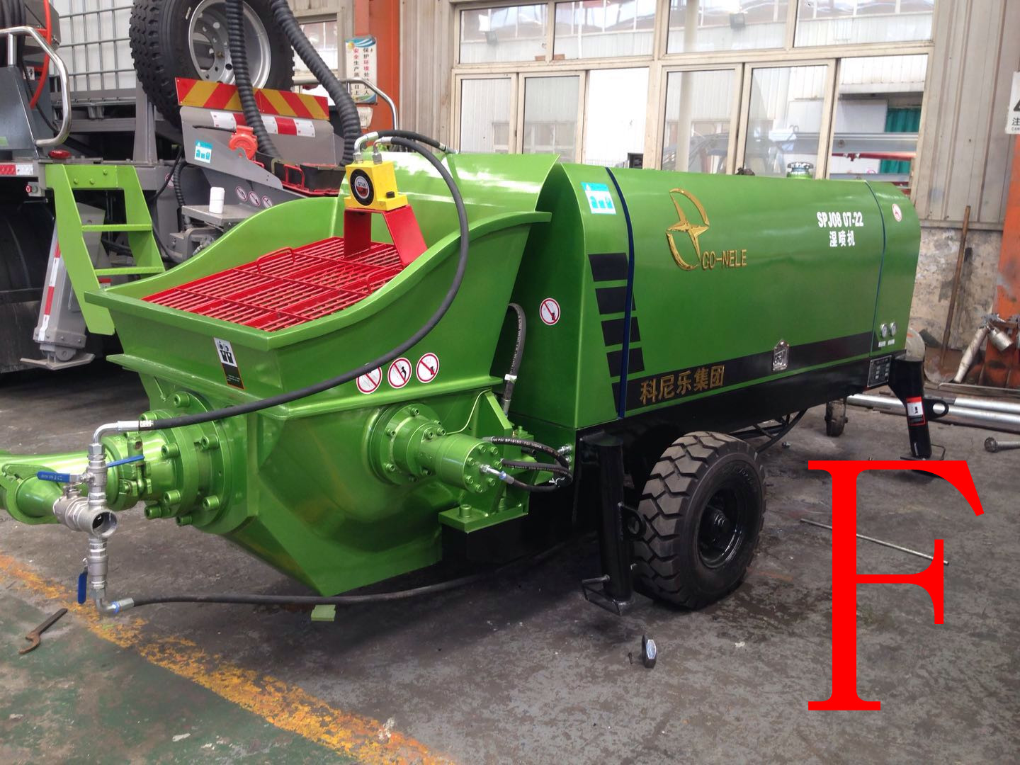 混凝土泵 青科重工 湿喷机