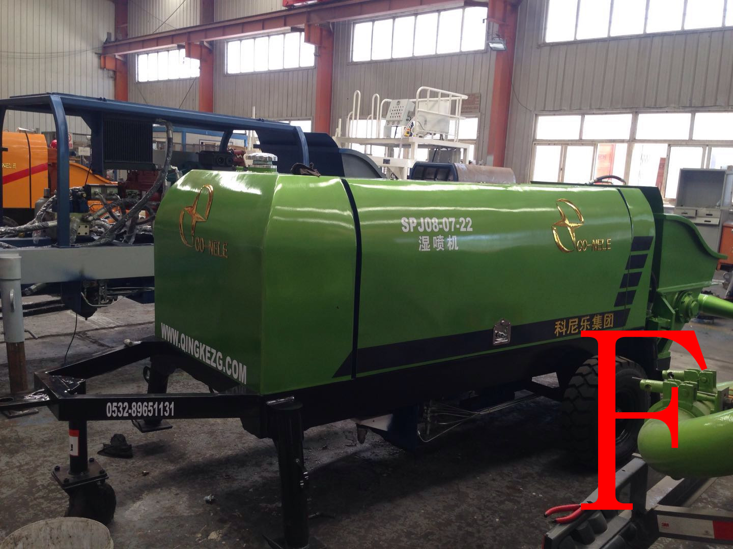 混凝土泵 青科重工 湿喷机