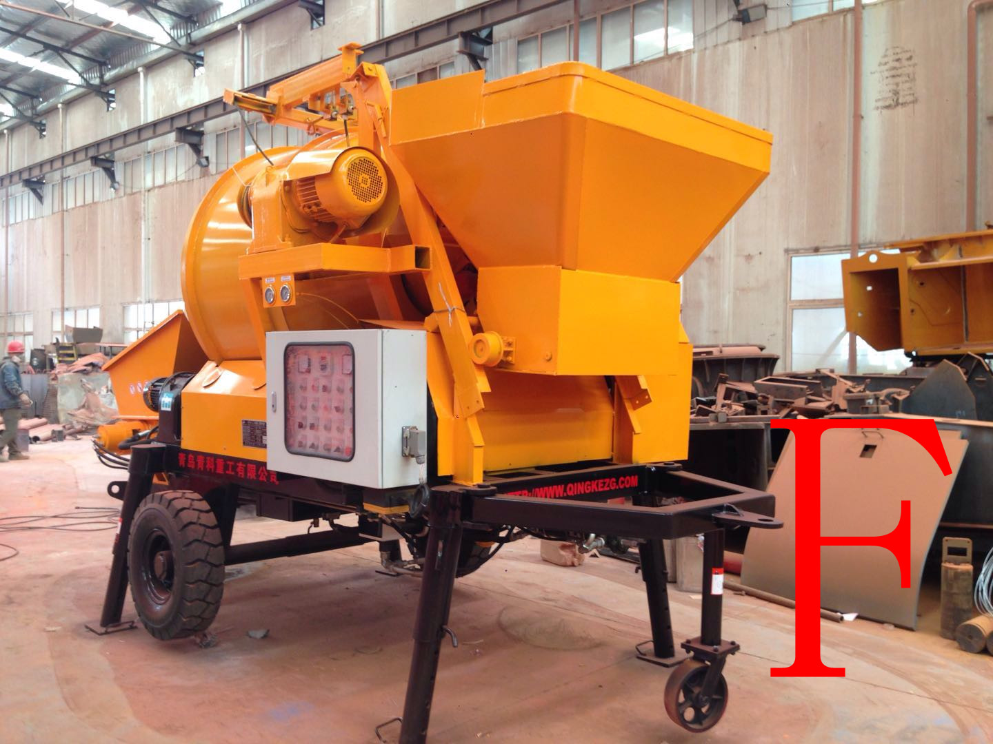 混凝土泵 前扣工资 搅拌拖泵