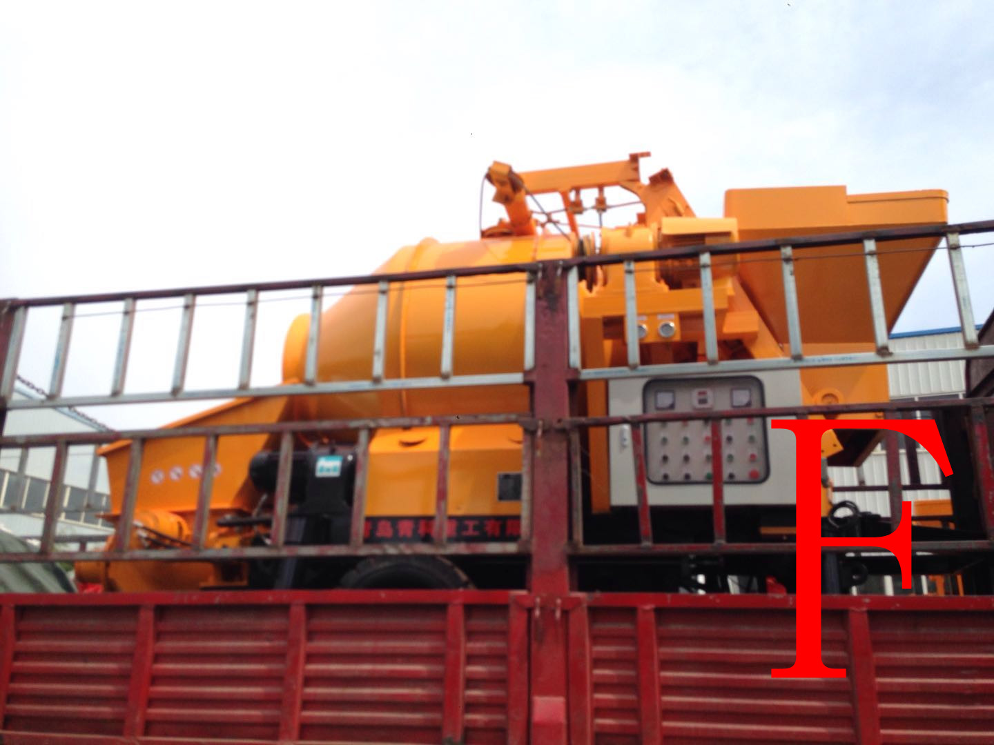 混凝土泵 青科重工 搅拌拖泵