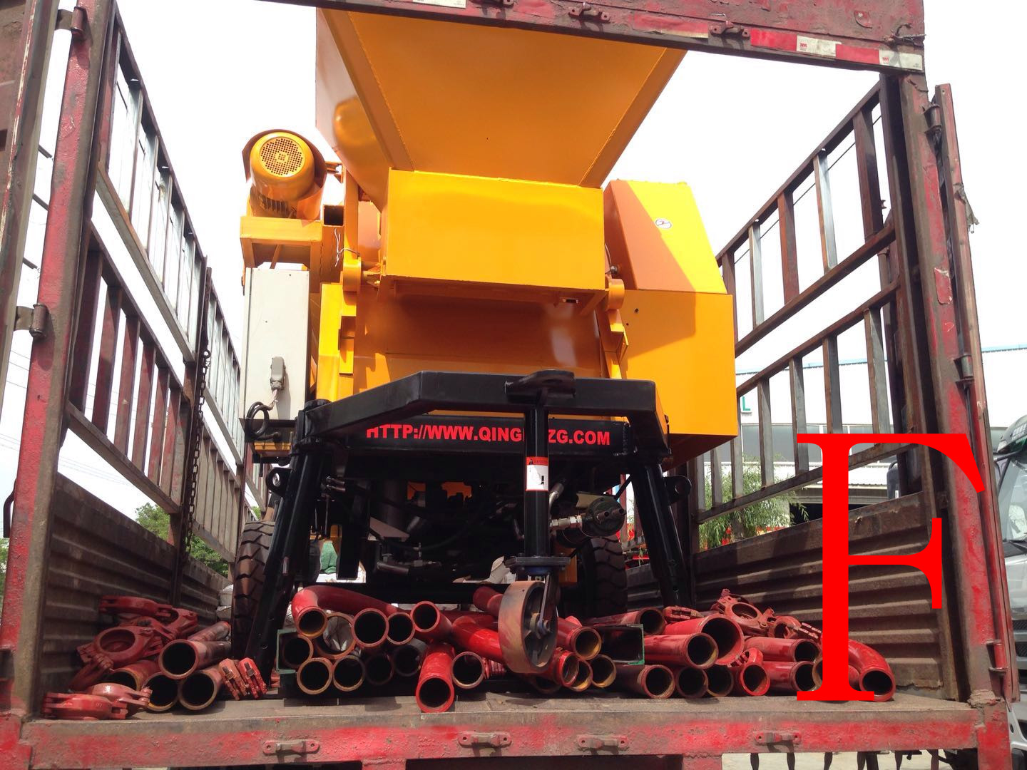 混凝土泵 青科重工 搅拌拖泵