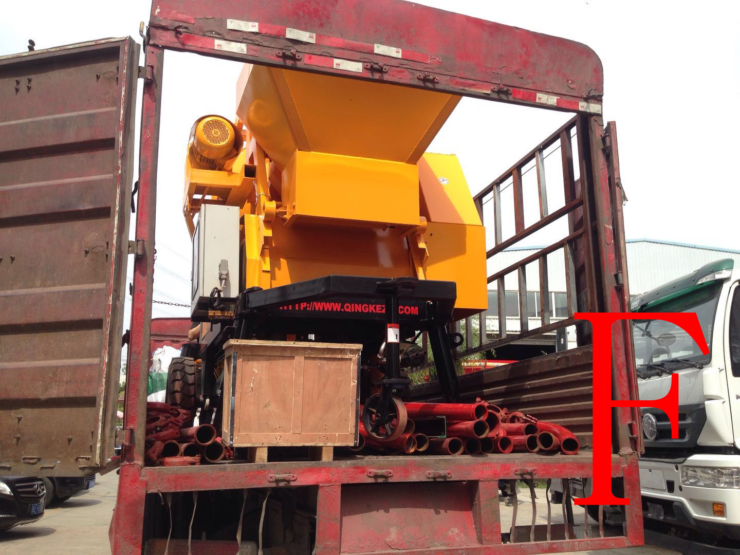 混凝土泵 青科重工 搅拌拖泵