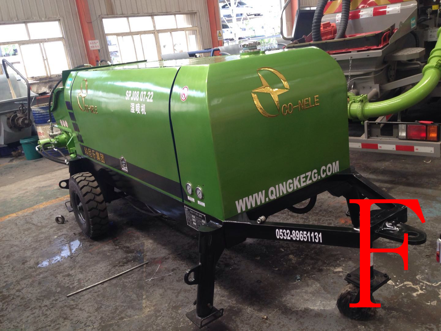 混凝土泵 青科重工 湿喷机