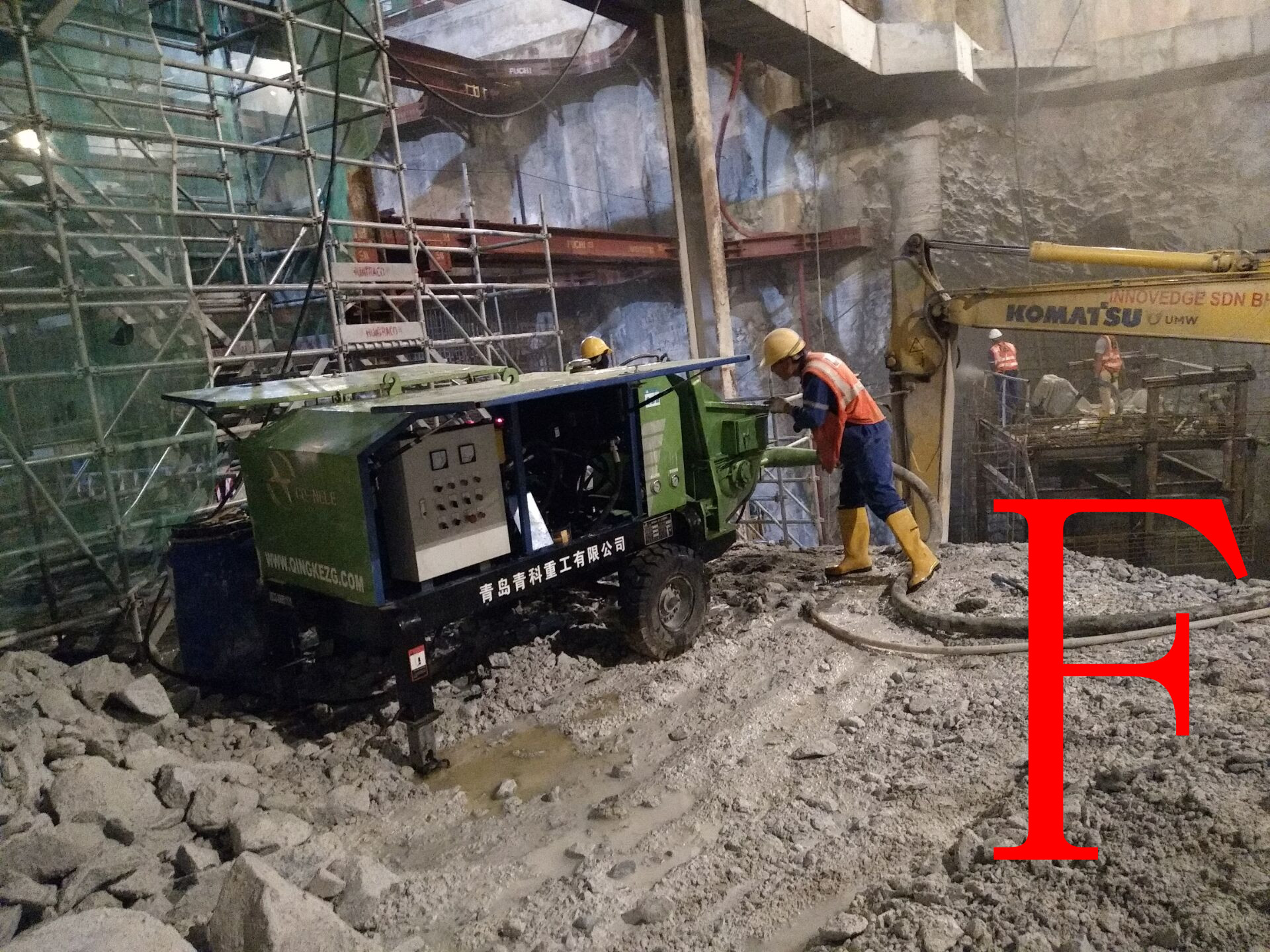 混凝土泵 青科重工 湿喷机