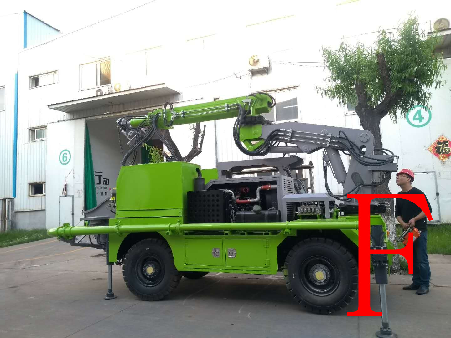 混凝土泵 青科重工 湿喷台车