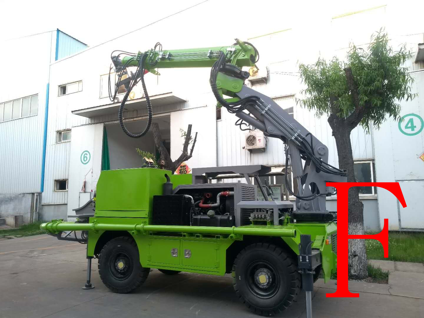 混凝土泵 青科重工 湿喷台车