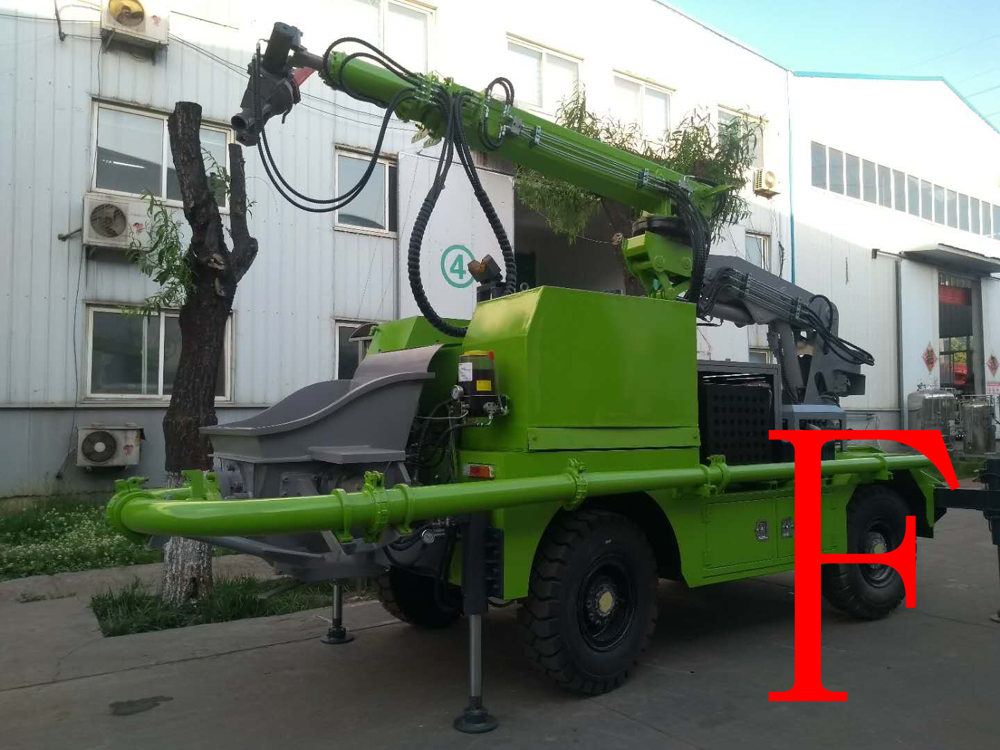 混凝土泵 青科重工 湿喷台车