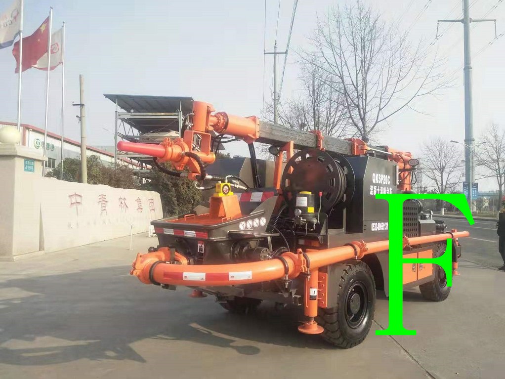 混凝土泵 青科重工 湿喷台车