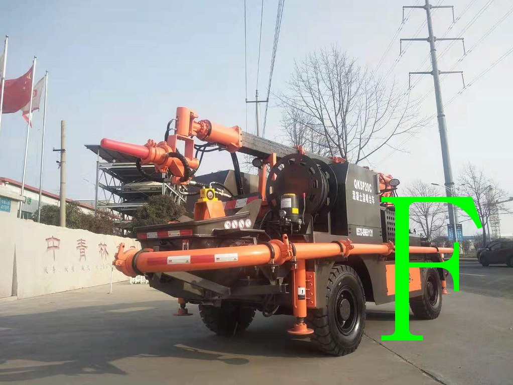 混凝土泵 青科重工 湿喷台车